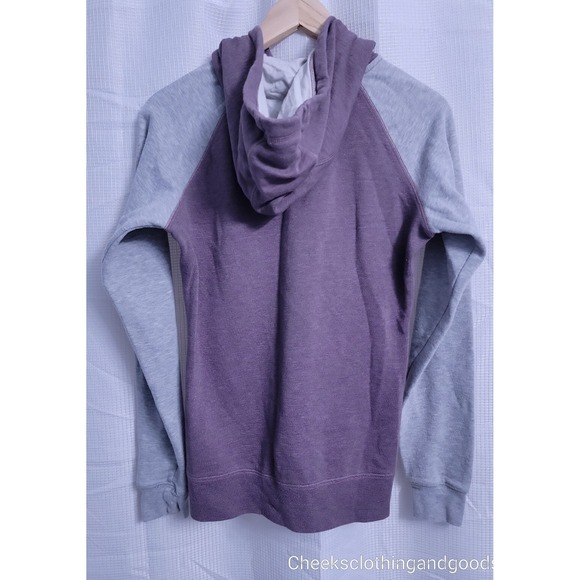 The North Face Purple / Gray Full Zip Hoodie Women's size SMALL - Picture 4 of 7